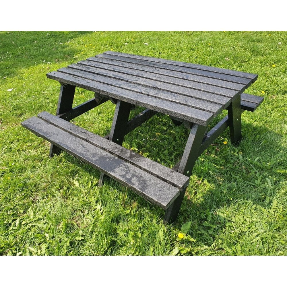 Large Recycled Plastic Composite Rectangle Picnic Bench