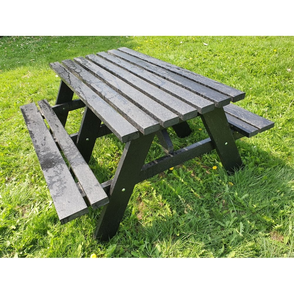Large Recycled Plastic Composite Rectangle Picnic Bench