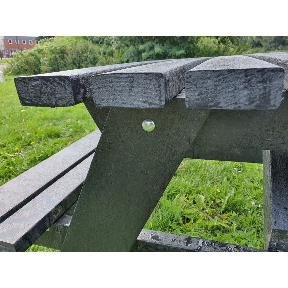 Large Recycled Plastic Composite Rectangle Picnic Bench