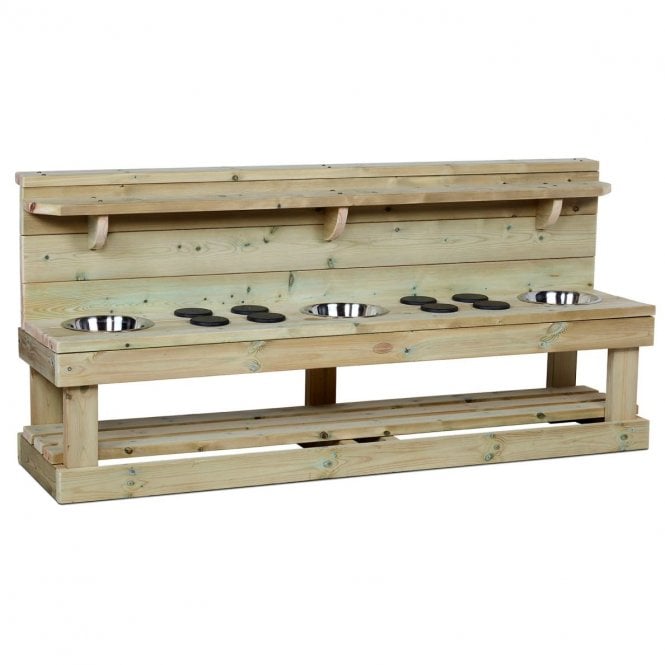 Large Triple Sink Mud Kitchen