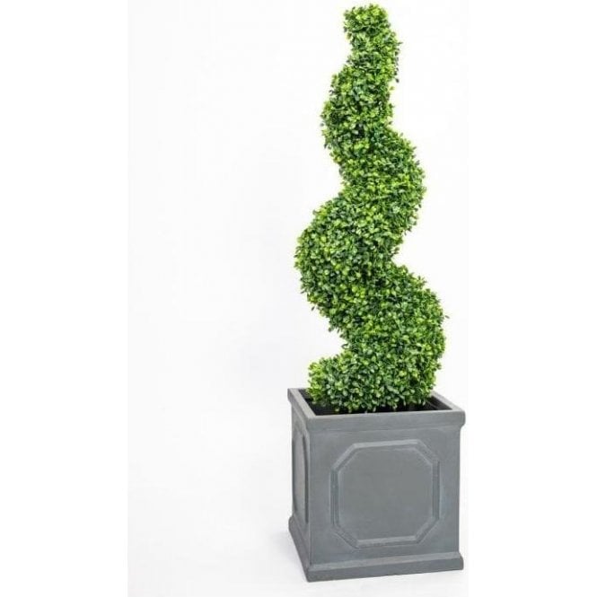Lead Effect Square Planter