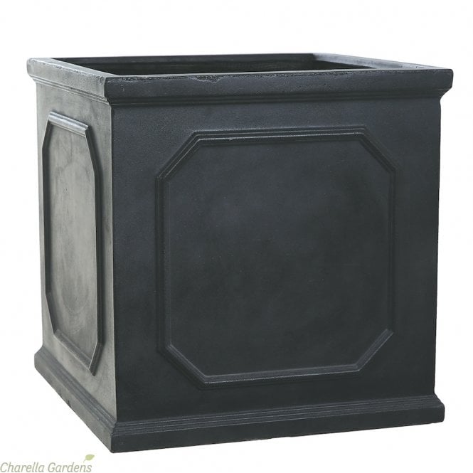 Lead Effect Square Planter