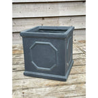 Lead Effect Square Planter