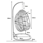 Luxury Rattan Hanging Egg Chair