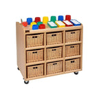 Mobile Art Resources Trolley with 24 Trays