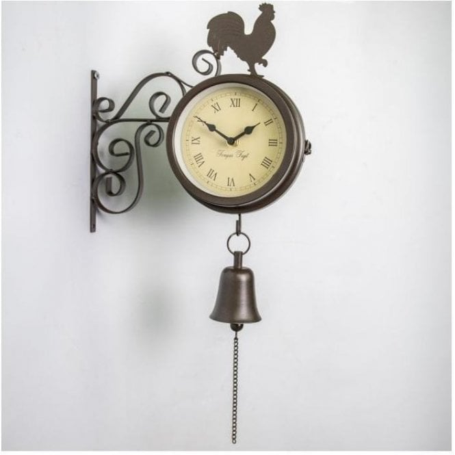 Outdoor Clock and Thermometer