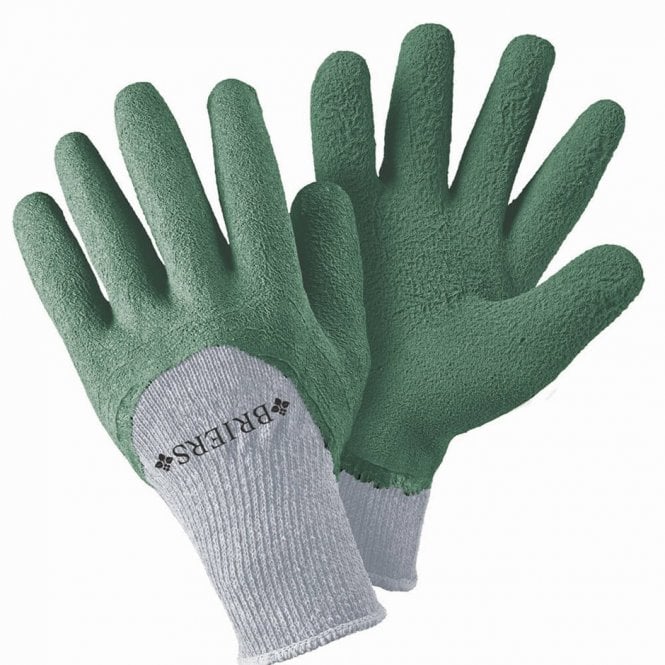 Outdoor Gardening Gloves - Thermal Extra Grip Gardening Gloves Latex All Purpose TWIN PACK