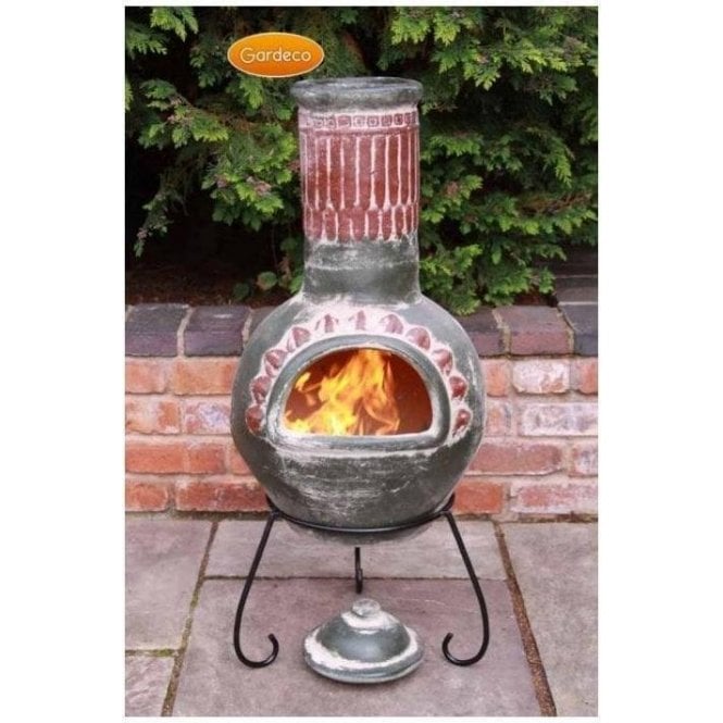 Plumas Clay Chimenea (Green)