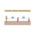 Social Distance Sign