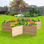 Star Shaped Garden Raised Bed Planter