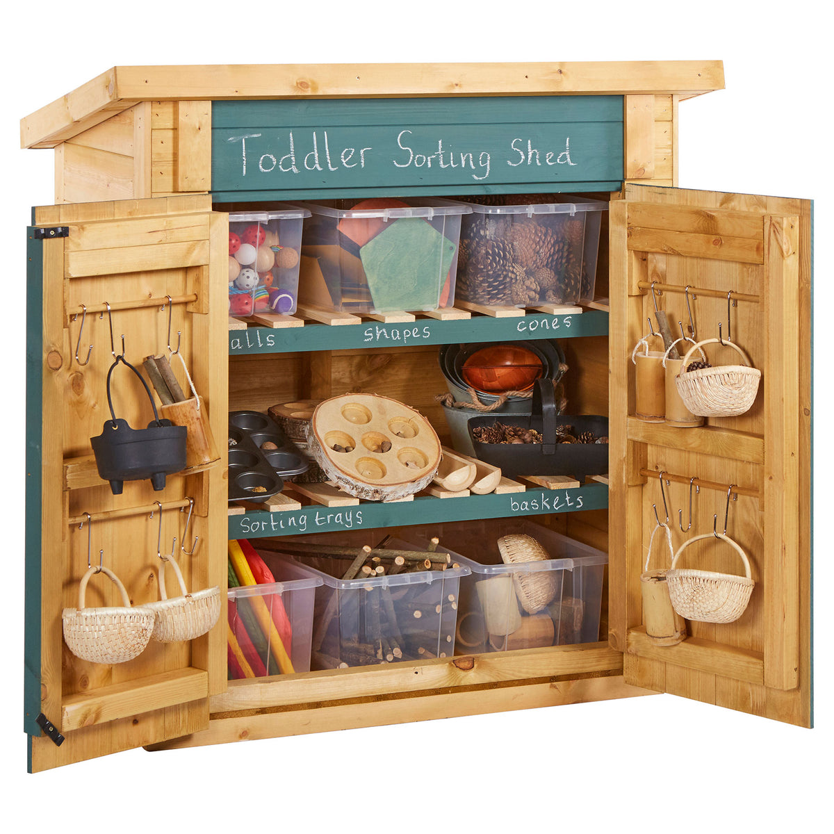 Toddler Maths Sorting Shed
