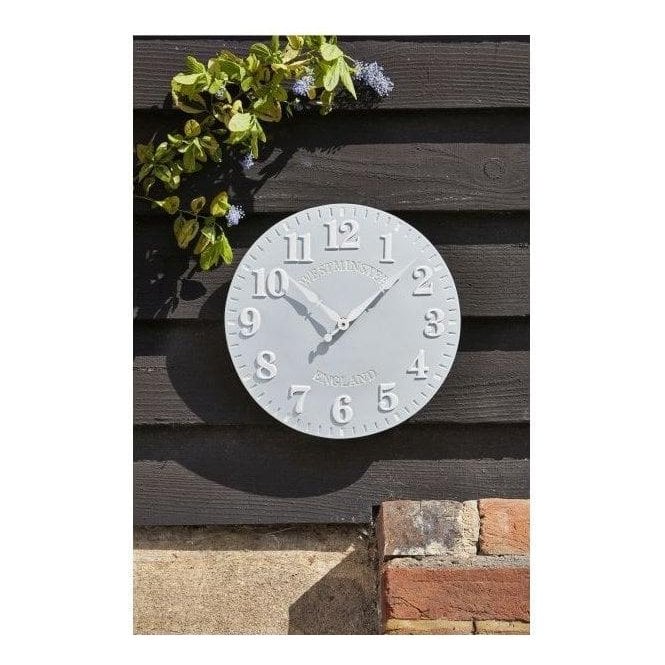 Westminster Clock in Duck Egg 12 inch