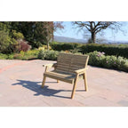 Wooden 2 Seater Bench