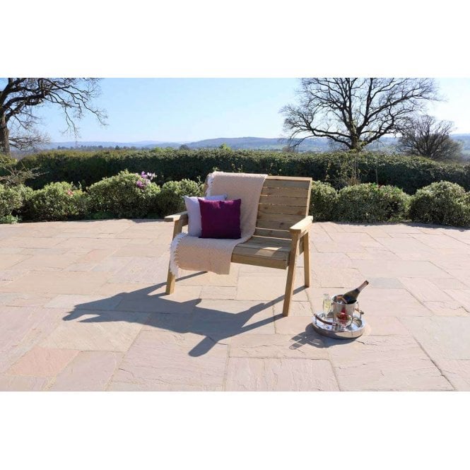 Wooden 2 Seater Bench