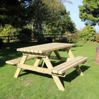 Wooden A-Frame Picnic Table
