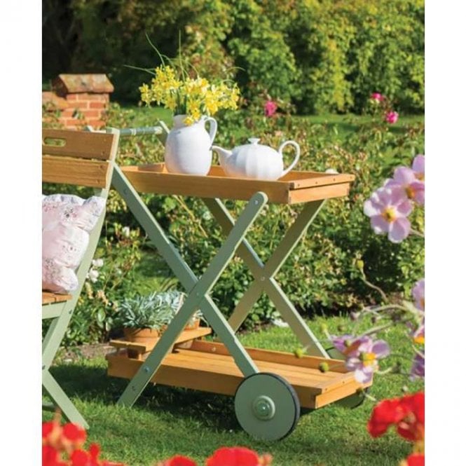 Wooden Drinks Trolley