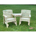 Wooden Love Seat
