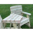 Wooden Love Seat