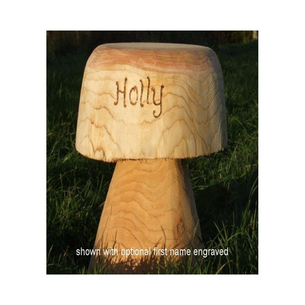 Wooden Mushroom Seat