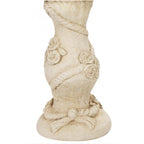 Yorkshire Rose Patterned Stone Bird Bath